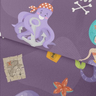 Mermaid Octopus Pirate Waterproof Oxford
