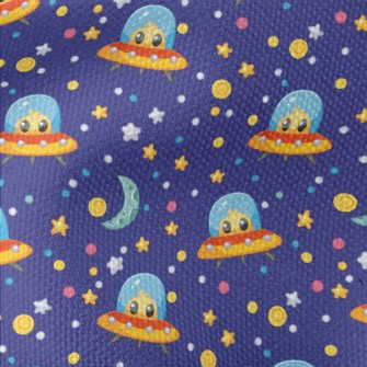 Alien UFO Monster Waterproof Canvas