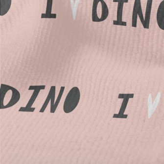 I Love Dino Text Terry