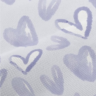 Watercolor Graffiti Love Heart Performance Linen