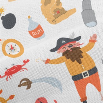 Pirate Treasure Map Performance Linen