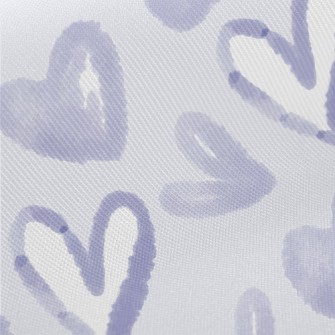 Watercolor Graffiti Love Heart Twill