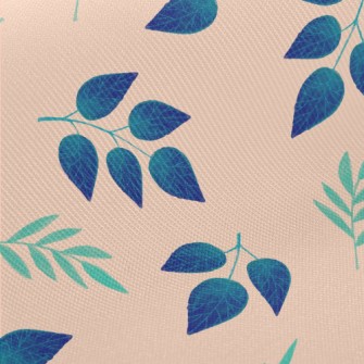 Psychedelic Gradient Leaves Twill