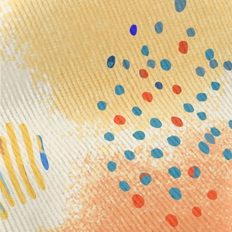 Watercolor TicTacToe Standard Corduroy
