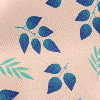 Psychedelic Gradient Leaves Standard Corduroy
