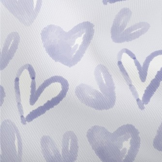 Watercolor Graffiti Love Heart Dobby