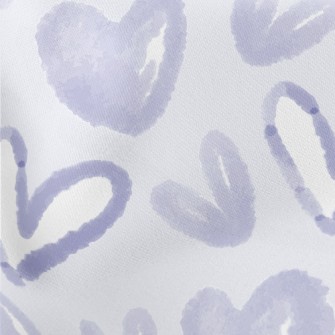 Watercolor Graffiti Love Heart Stretch Ponte