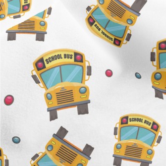 School Bus Micro Fleece