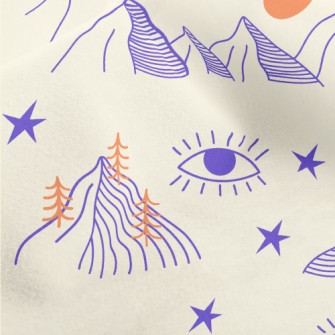 Rolling Hills Clouds Micro Fleece