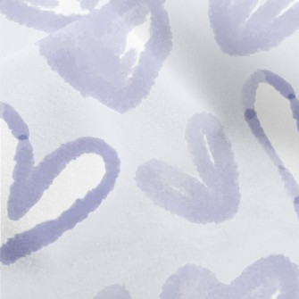 Watercolor Graffiti Love Heart Micro Fleece