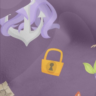 Mermaid Octopus Pirate Micro Fleece