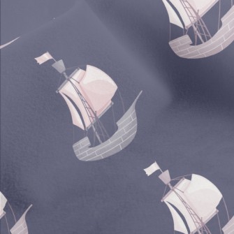 Mighty Pirate Ship Micro Fleece