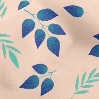 Psychedelic Gradient Leaves Micro Fleece