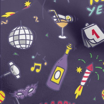 New Year&#39;s Eve Party Micro Fleece