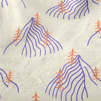 Big Mountains And Small Trees Minky