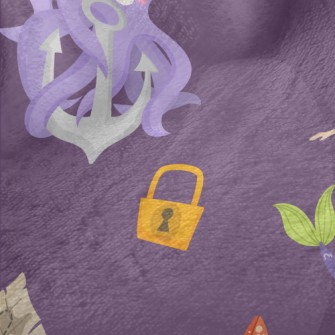 Mermaid Octopus Pirate Minky