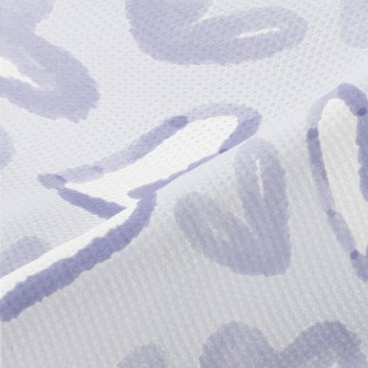 Watercolor Graffiti Love Heart Piqué