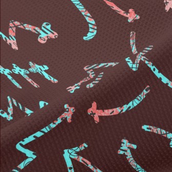 Line Arrow Rope Piqué