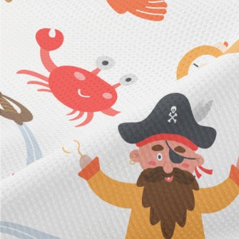 Pirate Treasure Map Piqué