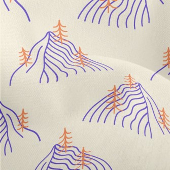 Big Mountains And Small Trees Lightweight Performance Linen