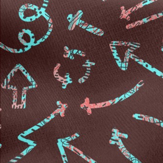 Line Arrow Rope Jersey Backed Fleece