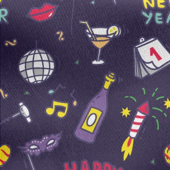 New Year&#39;s Eve Party Jersey Backed Fleece