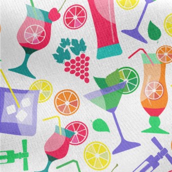 Colorful Ice Juice Jersey Backed Fleece