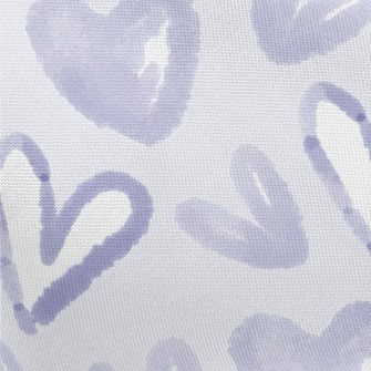 Watercolor Graffiti Love Heart Pongee