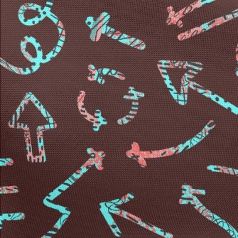 Line Arrow Rope Pongee