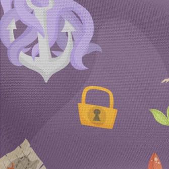 Mermaid Octopus Pirate Pongee