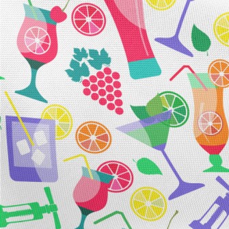 Colorful Ice Juice Pongee
