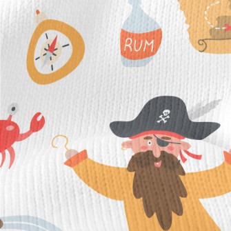 Pirate Treasure Map Stretch Jersey