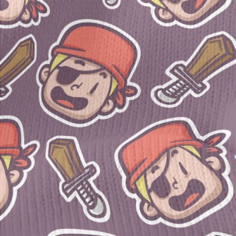 One-eyed Turban Pirate Stretch Jersey