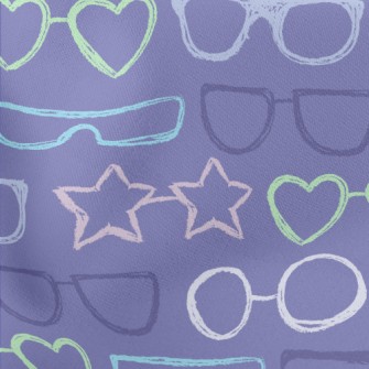 Various Glasses Lightweight Cotton Poplin