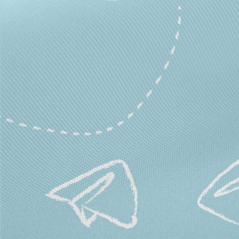 Simple Paper Plane Midweight Cotton Poplin