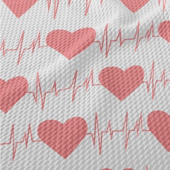Love Heartbeat Picture Birdseye Piqué
