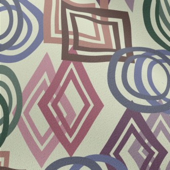 Circle Square Geometry Chiffon