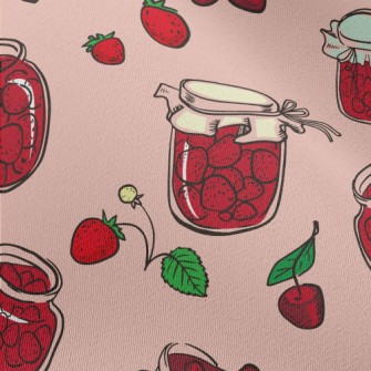 Sweet Strawberry Jam Chiffon