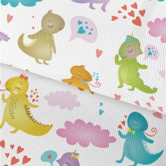 Colorful Tongue-out Iguana Waterproof Oxford