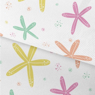 Colorful Cute Starfish Waterproof Oxford