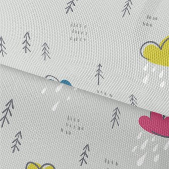 Colorful Clouds With Light Rai Waterproof Oxford