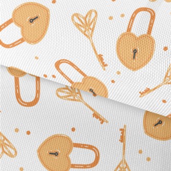 Love Padlock Key Waterproof Oxford