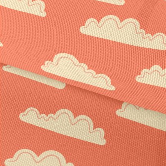 Simple Line Clouds Waterproof Oxford