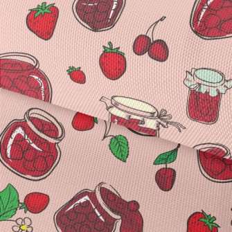 Sweet Strawberry Jam Waterproof Oxford