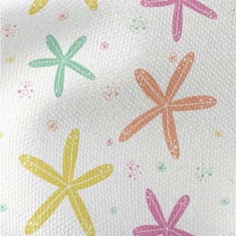 Colorful Cute Starfish Waterproof Canvas