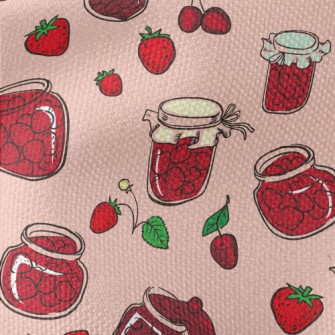 Sweet Strawberry Jam Waterproof Canvas