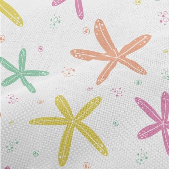 Colorful Cute Starfish Performance Linen
