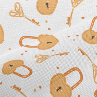 Love Padlock Key Performance Linen