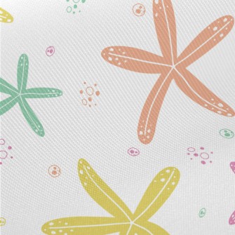 Colorful Cute Starfish Twill