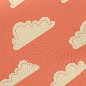 Simple Line Clouds Twill